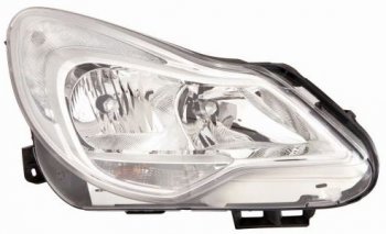 Правая фара (c электрокорректором) DEPO Opel Corsa  D (2011-2014)  2-ой рестайлинг, хэтчбэк 5 дв.