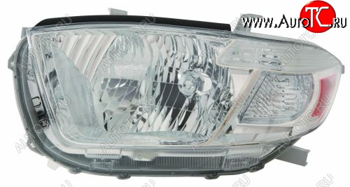 11 249 р. Левая фара (c электрокорректором) DEPO Toyota Highlander XU40 дорестайлинг (2007-2010)  с доставкой в г. Кемерово
