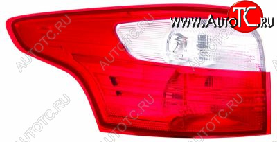 6 749 р. Левый фонарь DEPO Ford Focus 3 универсал дорестайлинг (2010-2015)  с доставкой в г. Кемерово