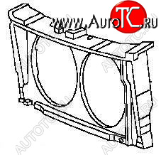 2 499 р. TAURUS (SABLE) СУППОРТ РАДИАТОРА (Тайвань) ПЛАСТИК BODYPARTS fdtrs96-380p  с доставкой в г. Кемерово