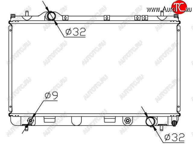 6 649 р. NEON (3-х ступенчатая) РАДИАТОР ОХЛАЖДЕН AT BODYPARTS crneo00-910  с доставкой в г. Кемерово