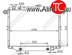 13 499 р. LANDCRUISER (1HDFTE) РАДИАТОР ОХЛАЖДЕН AT 4.2 (дизель) BODYPARTS tylan98-912  с доставкой в г. Кемерово