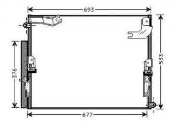 LANDCRUISER (LX470) КОНДЕНСАТОР КОНДИЦ С 2 КОНДИЦ BODYPARTS tylan98-931