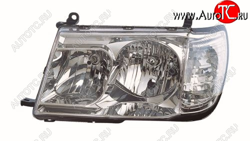 23 549 р. LANDCRUISER ФАРА Л+П (КОМПЛЕКТ) ТЮНИНГ ПРОЗРАЧ С ЛИТОЙ УК.ПОВОР (DEPO) DEPO tylan98-003-n  с доставкой в г. Кемерово