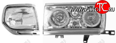 19 999 р. LANDCRUISER ФАРА +УКАЗ.ПОВОРОТА Л+П (КОМПЛЕКТ) ТЮНИНГ ПРОЗРАЧ С 2 СВЕТЯЩ ОБОДК ХРОМ МОЛДИНГ (EAGLE EYES) ВНУТРИ ХРОМ EAGLE EYES tylan90-010h-n  с доставкой в г. Кемерово
