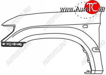 24 999 р. PRADO КРЫЛО ПЕРЕДН ЛЕВ С ОТВ ППОВТОРИТЕЛЬ ПАНТЕННУ (Тайвань) BODYPARTS typrd96-271-l  с доставкой в г. Кемерово