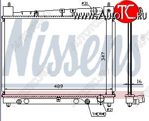 2 299 р. YARIS (+VERSOECHO 00-  PLATZ 00-) РАДИАТОР ОХЛАЖДЕН MT 1.3 1.5 BODYPARTS tyyas99-911  с доставкой в г. Кемерово
