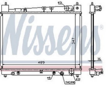 7 599 р. YARIS (+VERSOECHO 00-  PLATZ 00-) РАДИАТОР ОХЛАЖДЕН AT 1.3 1.5 BODYPARTS tyyas99-912  с доставкой в г. Кемерово. Увеличить фотографию 1