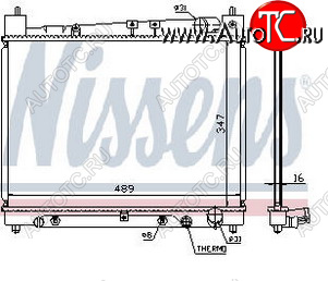 7 599 р. YARIS (+VERSOECHO 00-  PLATZ 00-) РАДИАТОР ОХЛАЖДЕН AT 1.3 1.5 BODYPARTS tyyas99-912  с доставкой в г. Кемерово