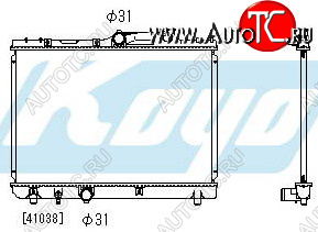 4 749 р. COROLLA {ДЛИНА 525мм} РАДИАТОР ОХЛАЖДЕН MT 1.3 1.5 1.6 1.8 (KOYO) (1 ряд) KOYORAD tycrl92-917  с доставкой в г. Кемерово