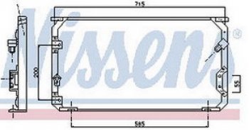 COROLLA КОНДЕНСАТОР КОНДИЦ (R134A) BODYPARTS tycrl94-930