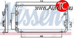 10 699 р. COROLLA КОНДЕНСАТОР КОНДИЦ (R134A) BODYPARTS tycrl94-930  с доставкой в г. Кемерово