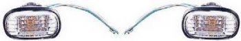 CARINA E {RAV4 94-04 COROLLA 98-04} ПОВТОРИТЕЛЬ ПОВОРОТА В КРЫЛО Л+П (КОМПЛЕКТ) ТЮНИНГ ПРОЗРАЧ ВНУТРИ (DEPO) ХРОМ DEPO tycae92-281h-n