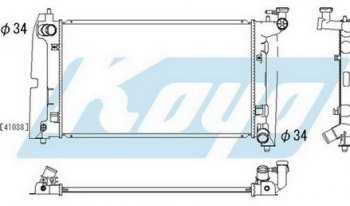 COROLLA РАДИАТОР ОХЛАЖДЕН MT 1.4 1.6 BODYPARTS tycrl02-913