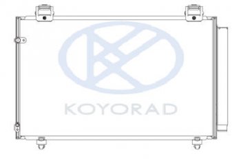 COROLLA {+MATRIX 03-06} КОНДЕНСАТОР КОНДИЦ (KOYO) KOYORAD tycrl02-931