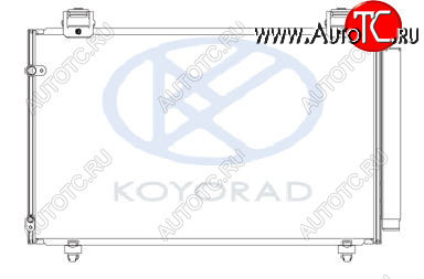 6 399 р. COROLLA {+MATRIX 03-06} КОНДЕНСАТОР КОНДИЦ (KOYO) KOYORAD tycrl02-931  с доставкой в г. Кемерово