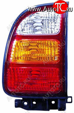 2 599 р. Левый фонарь DEPO  Toyota RAV4  XA10 (1997-2000) 5 дв. рестайлинг, 3 дв. рестайлинг  с доставкой в г. Кемерово