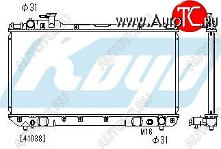 5 799 р. RAV4 РАДИАТОР ОХЛАЖДЕН MT 2 (KOYO) KOYORAD tyrv494-911  с доставкой в г. Кемерово
