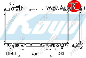4 299 р. RAV4 РАДИАТОР ОХЛАЖДЕН AT 2 (2 ряд) BODYPARTS tyrv496-911  с доставкой в г. Кемерово