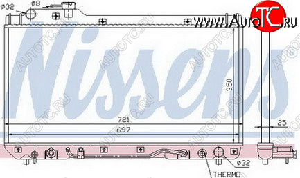 4 399 р. RAV4 РАДИАТОР ОХЛАЖДЕН AT 2 BODYPARTS tyrv494-913  с доставкой в г. Кемерово