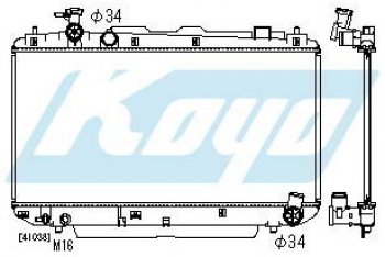 6 849 р. RAV4 РАДИАТОР ОХЛАЖДЕН MT 2 (KOYO) KOYORAD tyrv400-910  с доставкой в г. Кемерово. Увеличить фотографию 1