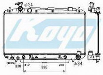 4 949 р. RAV4 РАДИАТОР ОХЛАЖДЕН AT 2 BODYPARTS tyrv400-913  с доставкой в г. Кемерово. Увеличить фотографию 1