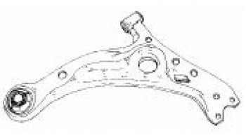 CORONA {PREMIO+CALDINA 96-CARINA FF 96-} РЫЧАГ ПЕРЕДН ПОДВЕСКИ ЛЕВ НИЖН (Тайвань) SH tycor96-810-l