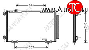 4 599 р. AVENSIS КОНДЕНСАТОР КОНДИЦ BODYPARTS tyave97-930  с доставкой в г. Кемерово
