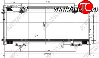 4 599 р. AVENSIS КОНДЕНСАТОР КОНДИЦ BODYPARTS tyave00-930  с доставкой в г. Кемерово