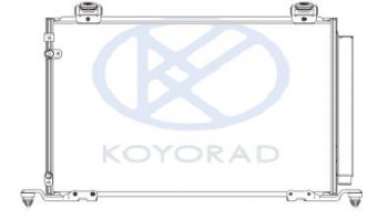 AVENSIS КОНДЕНСАТОР КОНДИЦ 2 , 2.4 (KOYO) KOYORAD tyave03-933