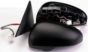 CAMRY ЗЕРКАЛО ЛЕВ ЭЛЕКТР С ПОДОГРЕВ С УК.ПОВОР (aspherical) (Тайвань) ГРУНТ TYC tycam09-450x-l