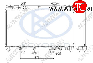 4 799 р. CAMRY РАДИАТОР ОХЛАЖДЕН AT 2 2.4 (1 ряд) BODYPARTS tycam02-910  с доставкой в г. Кемерово
