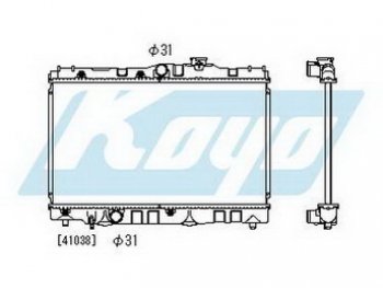 COROLLA {CARINA II 88-91 1.6} РАДИАТОР ОХЛАЖДЕН 1.3 MT (KOYO) KOYORAD tycrl88-911