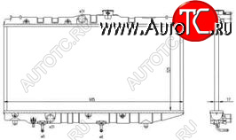 2 699 р. COROLLA РАДИАТОР ОХЛАЖДЕН AT 1.3 1.5 1.6 (1 ряд) BODYPARTS tycrl88-912  с доставкой в г. Кемерово