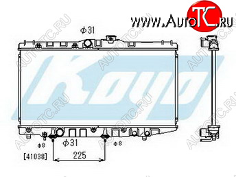 3 379 р. COROLLA РАДИАТОР ОХЛАЖДЕН AT 1.3 1.5 1.6 (KOYO) KOYORAD tycrl88-914  с доставкой в г. Кемерово