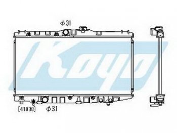 COROLLA РАДИАТОР ОХЛАЖДЕН MT 1.5 1.6 (KOYO) KOYORAD tycrl88-917