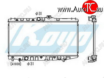 4 899 р. COROLLA РАДИАТОР ОХЛАЖДЕН MT 1.5 1.6 (KOYO) KOYORAD tycrl88-917  с доставкой в г. Кемерово