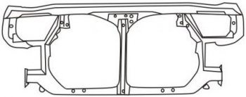 CAMRY СУППОРТ РАДИАТОРА (Тайвань) TYG tycam92-380