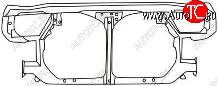 7 799 р. CAMRY СУППОРТ РАДИАТОРА (Тайвань) TYG tycam92-380  с доставкой в г. Кемерово