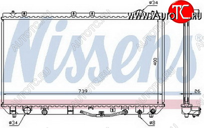 12 749 р. CAMRY РАДИАТОР ОХЛАЖДЕН AT 3 BODYPARTS tycam97-912  с доставкой в г. Кемерово