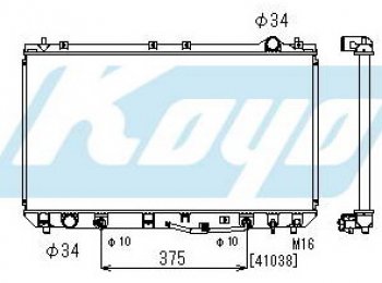 CAMRY {ES 300 97-} РАДИАТОР ОХЛАЖДЕН AT 3 (KOYO) KOYORAD tycam97-913