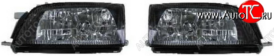 8 749 р. CARINA E ФАРА Л+П (КОМПЛЕКТ) ТЮНИНГ ПРОЗРАЧ ВНУТРИ (DEPO) ЧЕРН DEPO tycae92-003b-n  с доставкой в г. Кемерово