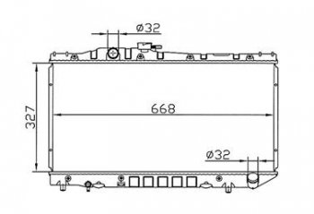 CARINA II РАДИАТОР ОХЛАЖДЕН 2 MT AT BODYPARTS tyca288-915