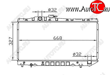 2 899 р. CARINA II РАДИАТОР ОХЛАЖДЕН 2 MT AT BODYPARTS tyca288-915  с доставкой в г. Кемерово