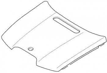 E65 (+ E66) КАПОТ МЕТАЛ BODYPARTS bme6502-330m