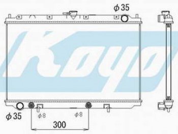 14 999 р. P11 РАДИАТОР ОХЛАЖДЕН AT 1.6 1.8 2 (1 ряд) BODYPARTS nnp1197-912  с доставкой в г. Кемерово. Увеличить фотографию 1