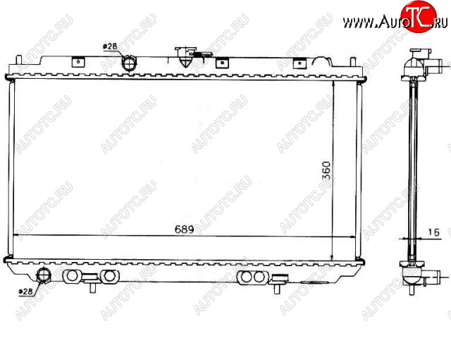 6 899 р. ALMERA (+ P12 02-) РАДИАТОР ОХЛАЖДЕН MT (см.каталог) BODYPARTS nnalm02-914  с доставкой в г. Кемерово