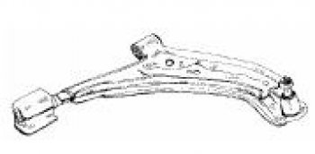 ALMERA {SUNNY B14 95-97} РЫЧАГ ПЕРЕДН ПОДВЕСКИ ПРАВ НИЖН (Тайвань) SH nnalm95-810-r