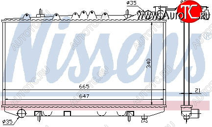 10 999 р. P10 РАДИАТОР ОХЛАЖДЕН AT 1.6 2 , 2 16 КЛАП (1 ряд) BODYPARTS nnp1091-912  с доставкой в г. Кемерово