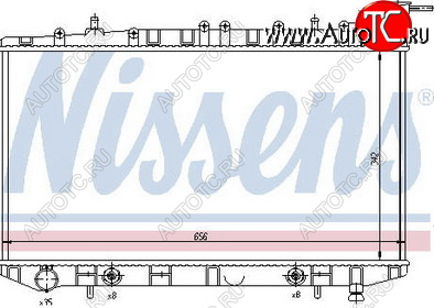 3 289 р. P10 РАДИАТОР ОХЛАЖДЕН AT 1.8 BODYPARTS nnp1091-916  с доставкой в г. Кемерово